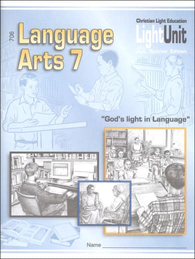 Language Arts LightUnit 706 Sunrise Edition
