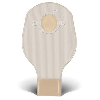 Sur-Fit Natura Two-Piece Opaque Ostomy Pouch, 10 Inch Length, 1 Inch Flange MK 526117