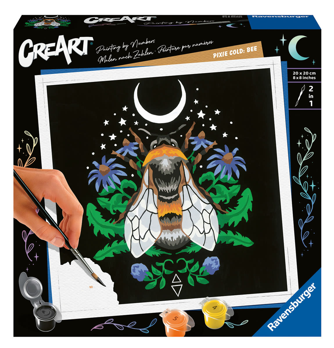 Ravensburger CreArt Pixie Cold: Bee (8x8)