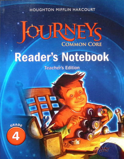 Journeys Common Core Reader's Notebook Teacher's Edition Grade 4 (Houghton Mifflin Harcourt)