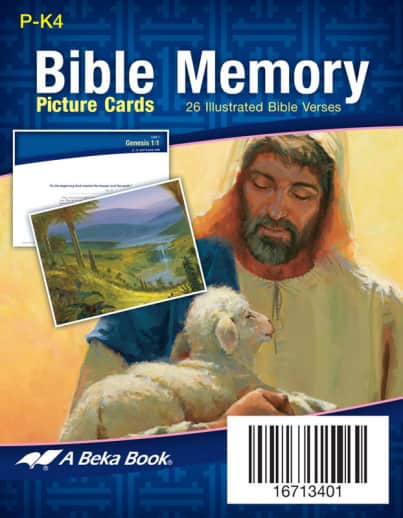 Abeka Bible Memory Visuals miniature (3 1/2" x 4 1/2")
