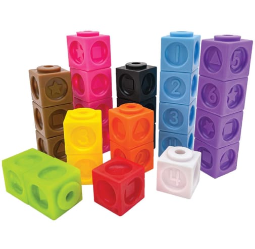 Numbers and Shapes Connecting Cubes