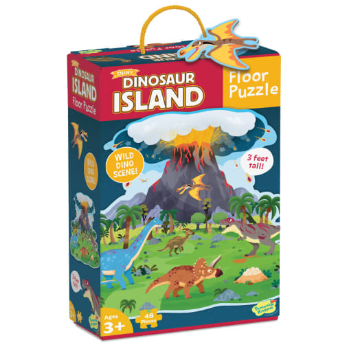 Peaceable Kingdom Dinosaur Island Floor Puzzle