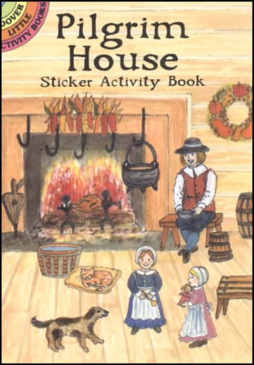Pilgrim House Small Sticker Activity Book
