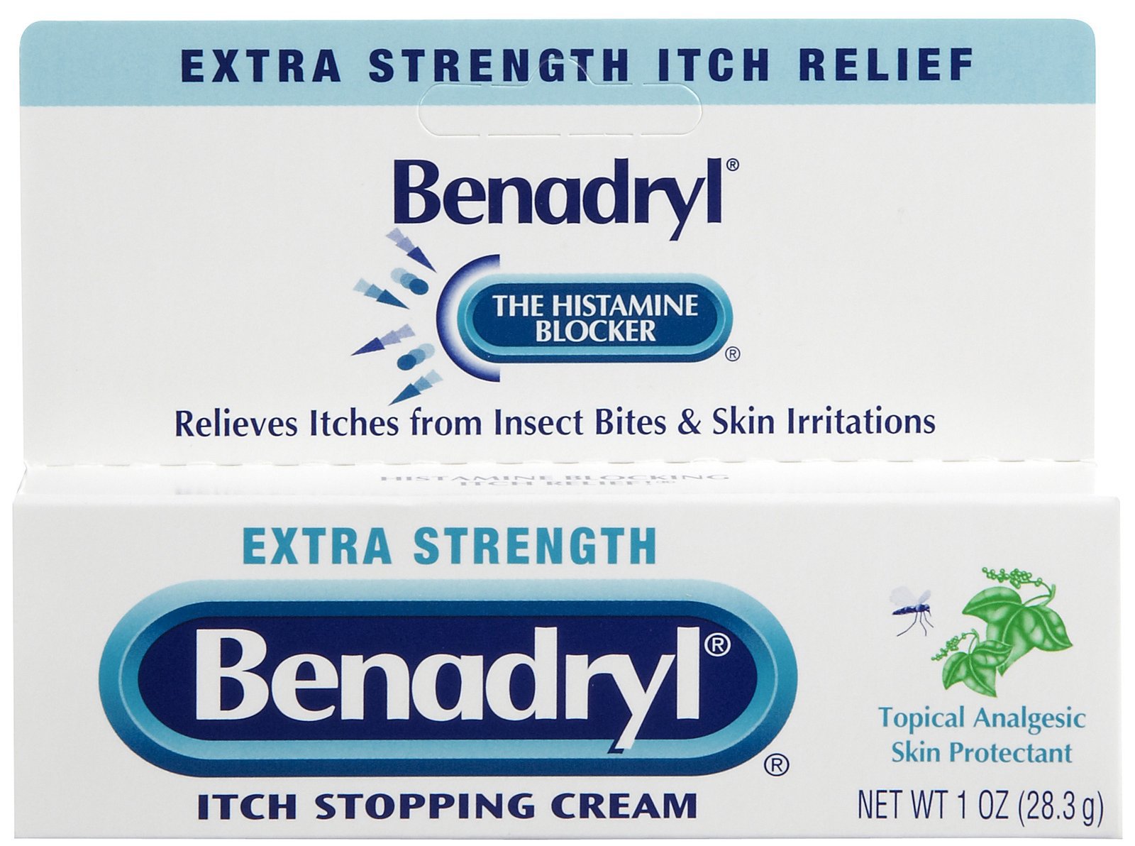 Benadryl Itch Stopping Cream Original Strength MK 783324