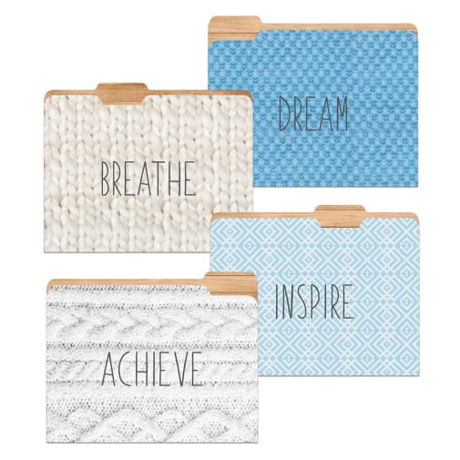 Close-Knit Class File Folders (4 pack)