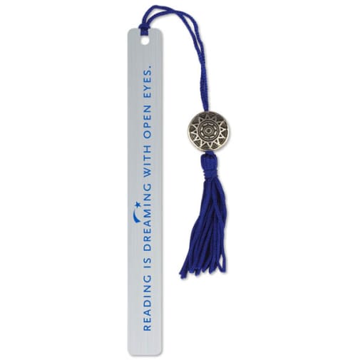 Reading Is Dreaming with Open Eyes Metal Bookmark