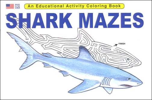 Shark Mazes Activity Book