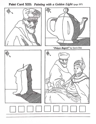 God and the History of Art Paint and Marker Cards