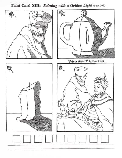 God and the History of Art Paint and Marker Cards