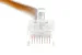 Cat6 Ethernet Patch Cable, Non-Booted, UTP, 3 ft, Orange