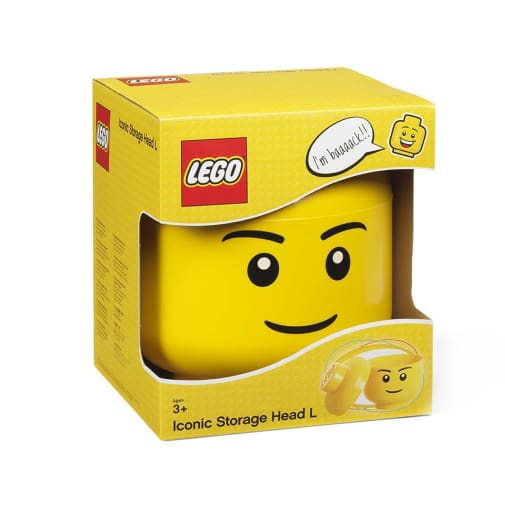 LEGO Boy Storage Head - Large Size