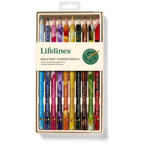 Rub & Sniff Scented Colored Pencils (10-Pack) Classic Palette