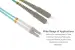 1M LC-SC OM3 10 Gig 50/125 Multimode Duplex UPC Fiber Patch Cable