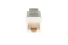 Cat5e RJ45 Inline Coupler Type Keystone Jack, White
