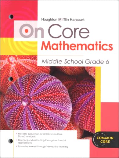 On Core Mathematics Student Edition Worktext Grade 6