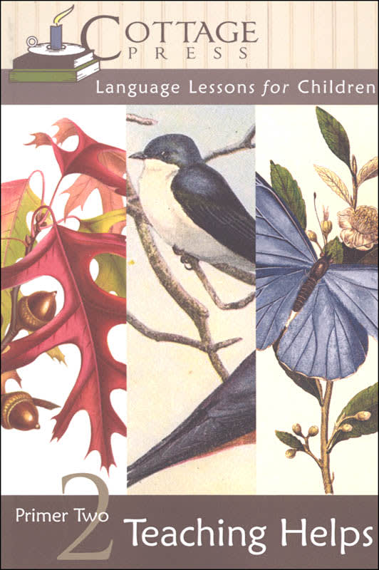 Cottage Press Language Lessons for Children: Primer Two Teaching Helps