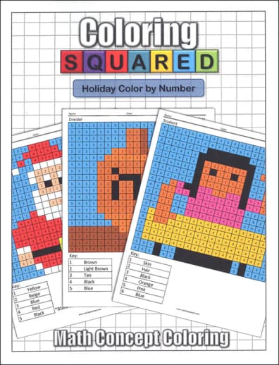 Coloring Squared: Holiday Color by Number