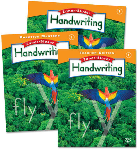 Zaner-Bloser Handwriting Grade 1 Home School Bundle - Student Edition/Teacher Edition/Practice Masters (2012 edition)