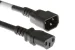 AC Power Cord, C14 to C13, 14 AWG, 5ft, Black