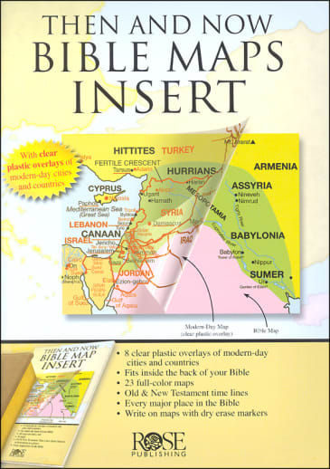 Then and Now Bible Maps Insert