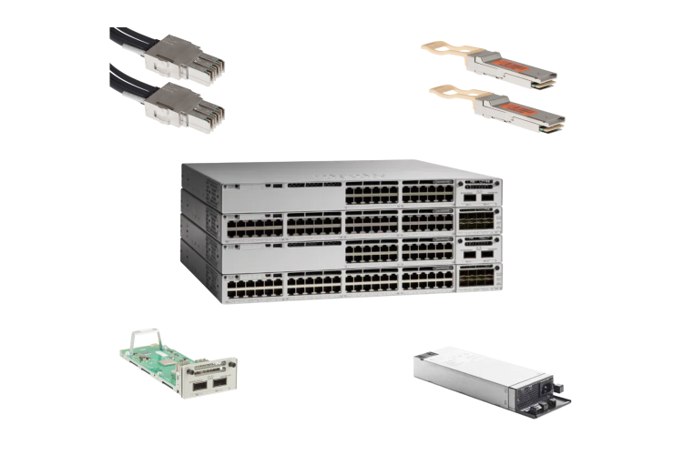 Cisco Catalyst 9300 Series Deployment Kit, 48 Port, C9300-48UXM-A-DP40G, Refurbished
