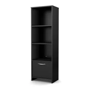 3-Shelf Bookcase with Door