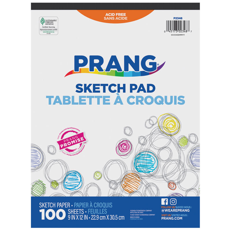 Prang Sketch Pad - 9"x12"