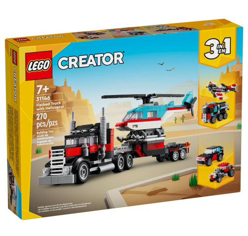 LEGO Creator Flatbed Truck with Helicopter (31146)