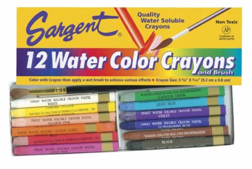 Sargent Art Watercolor Crayons (12 count)