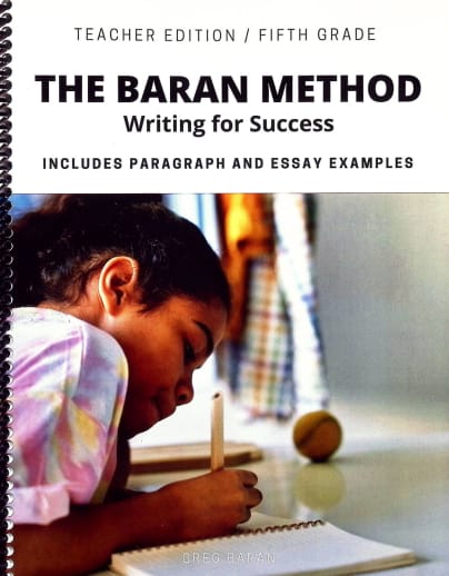 Baran Method Writing for Success Fifth Grade Teacher