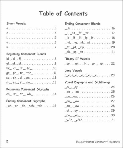 My Phonics Dictionary