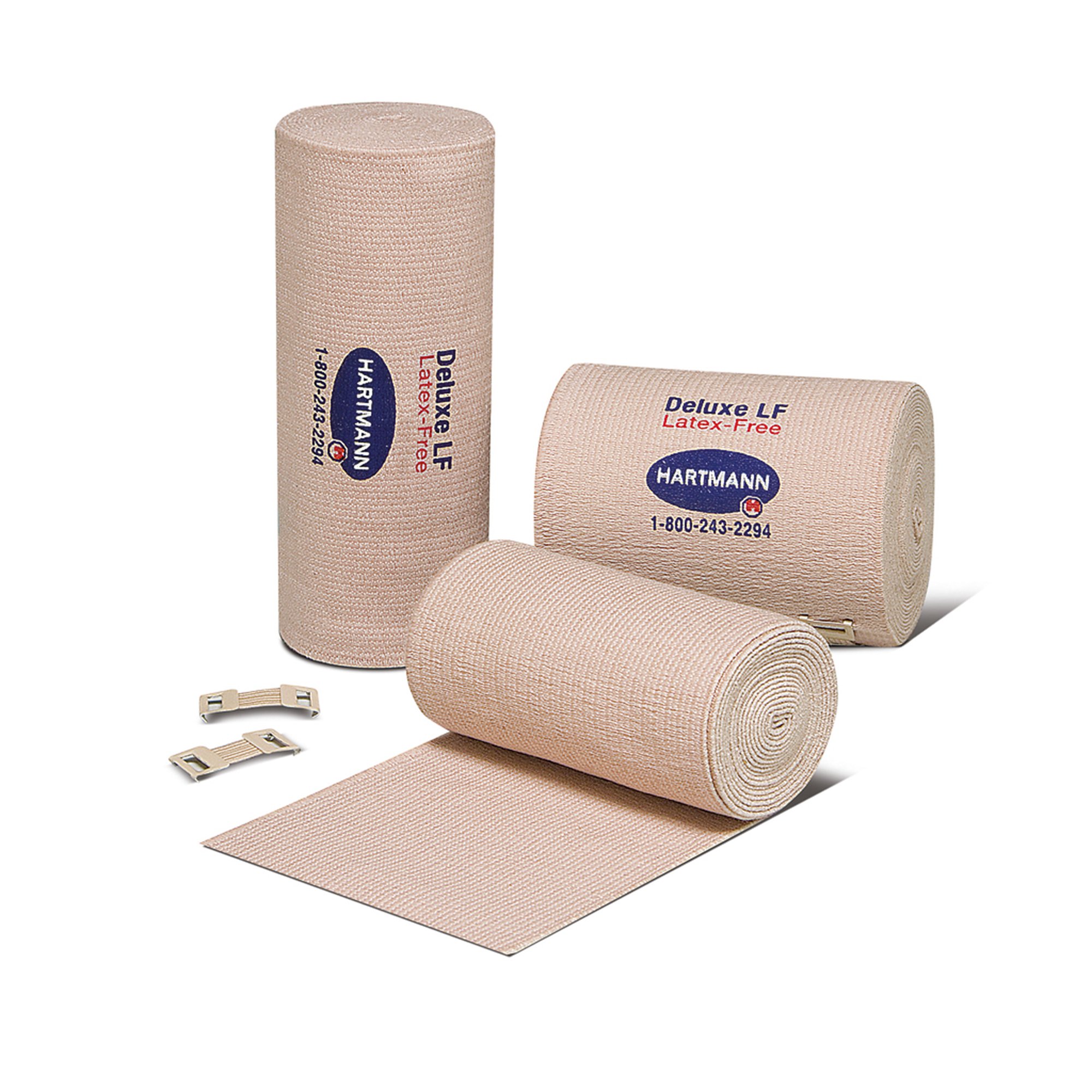 Deluxe 480 LF Clip Detached Closure Elastic Bandage, 4 Inch x 11 Yard MK 379889