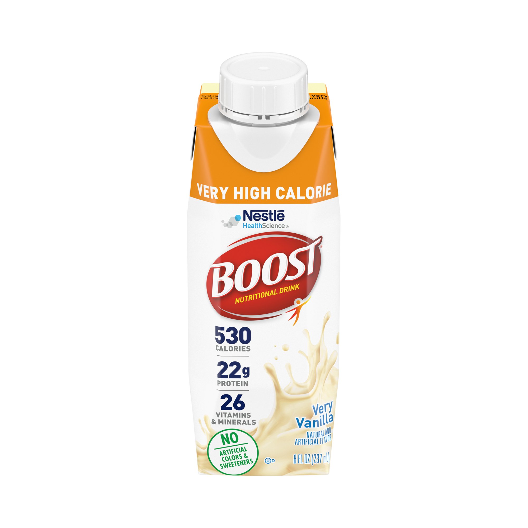 Boost Very High Calorie Vanilla Nutritional Drink, 8-ounce Carton MK 1178522