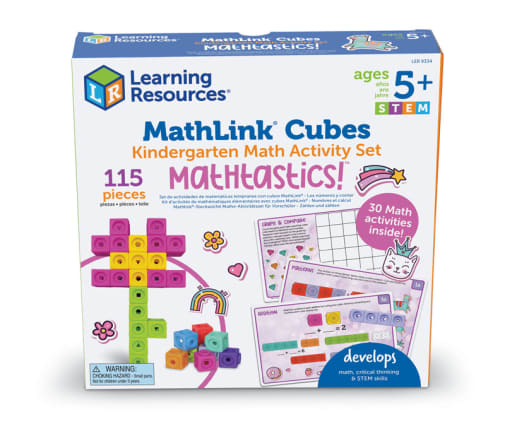 MathLink Cubes Kindergarten Math Activity Set: Mathtastics!