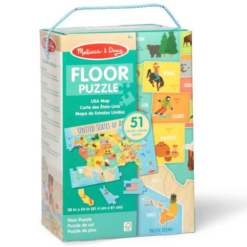 Melissa & Doug USA Map Floor Puzzle