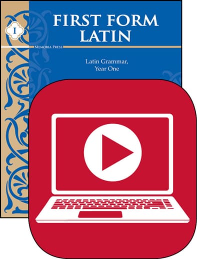 Memoria Press First Form Latin Online Instructional Streaming Videos