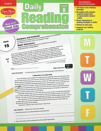 Daily Reading Comprehension Grade 8