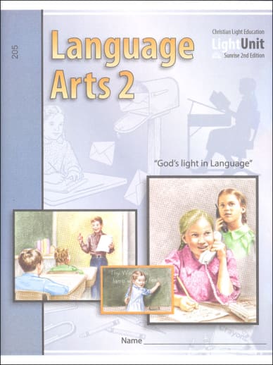 Language Arts LightUnit 205 Sunrise 2nd Edition