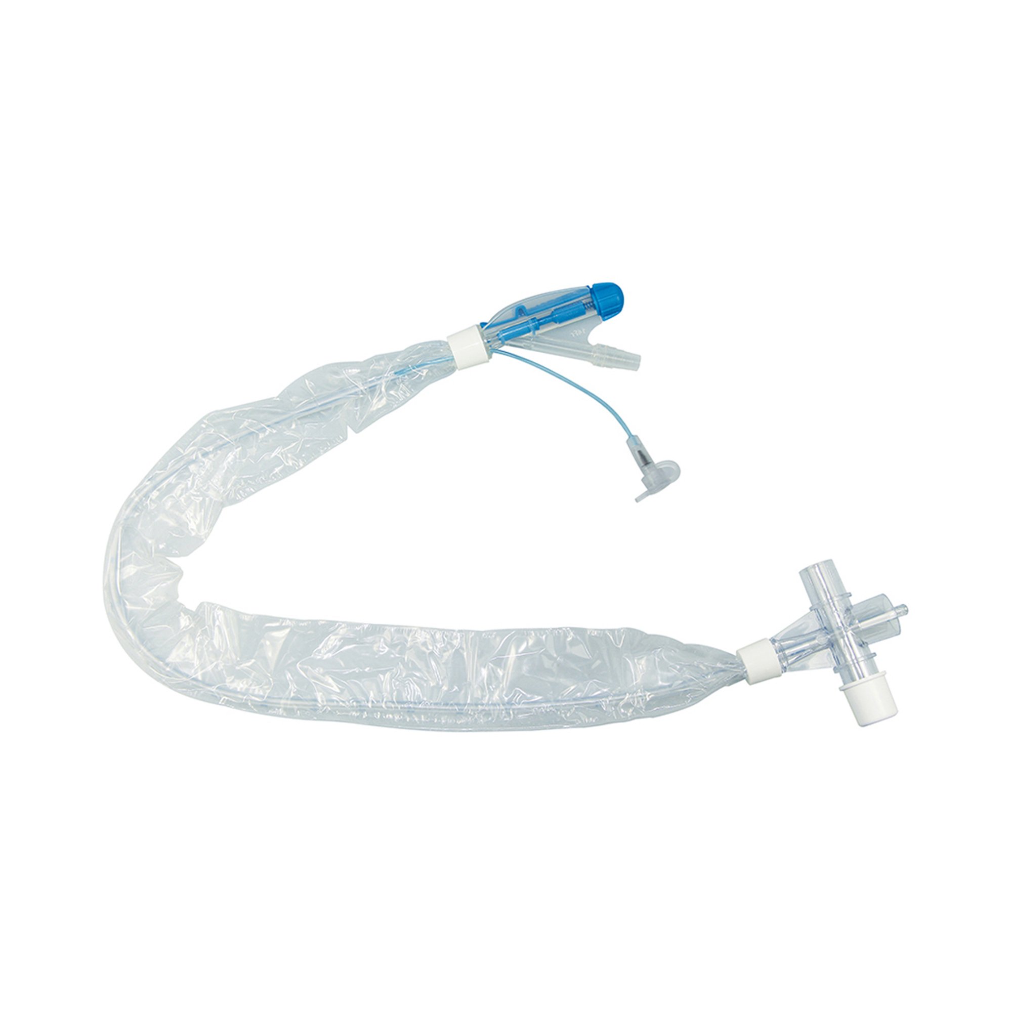 Closed Suction Catheter Portex SuctionPro 72 Tracheostomy Type T-Piece Style Thumb Valve Vent 12 Fr. Sterile MK 1002498