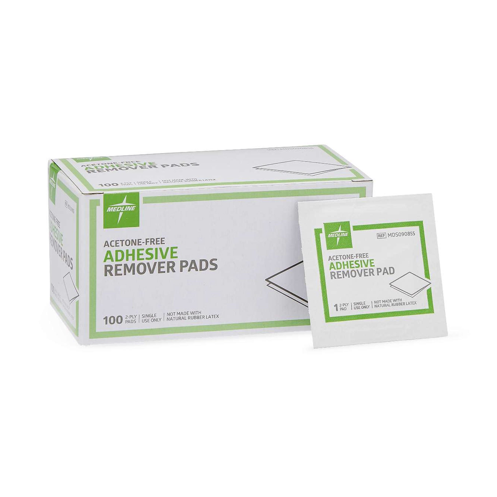 Medline Adhesive Remover, 1 x 1 Inch Wipe MK 353343