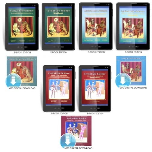 Lyrical Life Science Tri-Pack Digital (Volumes 1-3 e-text, MP3, e-workbook)