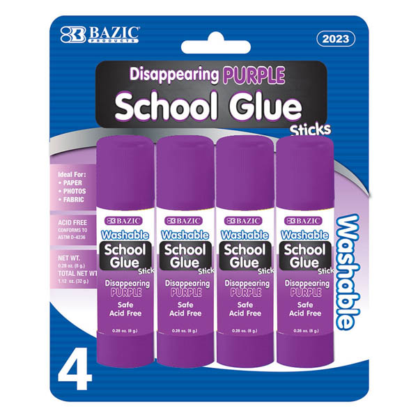 Bazic 1.27Oz Jumbo Glue Stick 2Pk