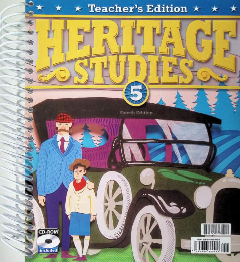BJU Press Heritage Studies 5 Teacher Book with CD 4th Edition