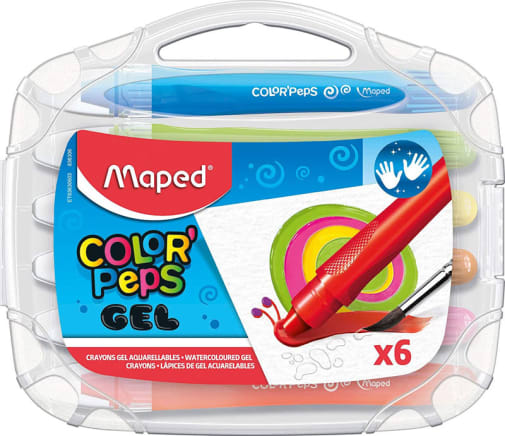 ColorPeps Watercolor Gel Retractable Crayons (6 pack)