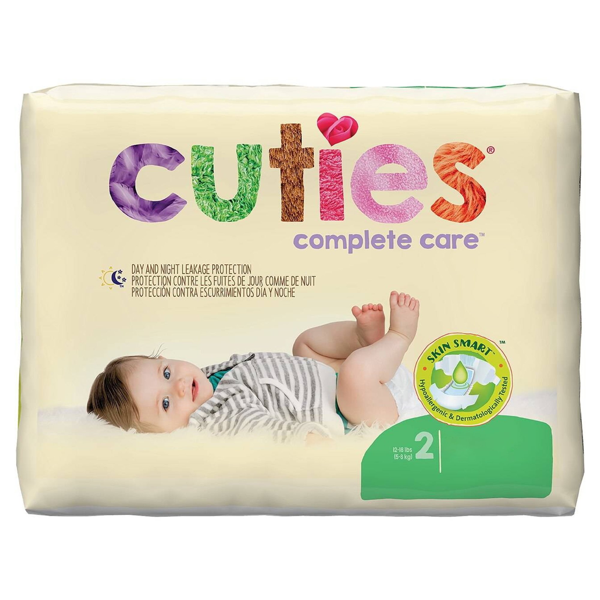 Cuties Complete Care Diapers, Size 2 MK 1206480