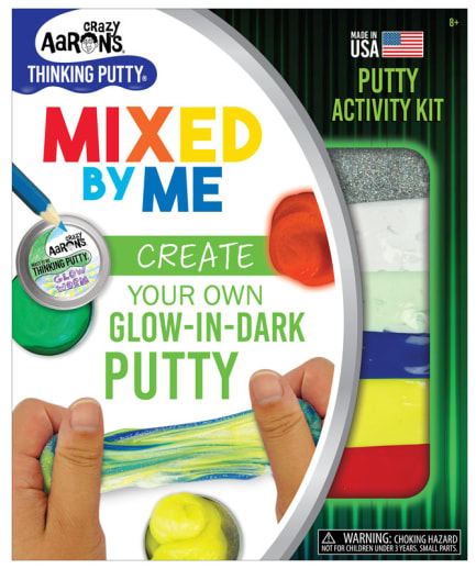 Crazy Aaron's Mixed by Me Glow-in-the-Dark Thinking Putty