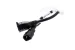 AC Power Cord, C14 to 5-15R, 16 AWG, 1ft
