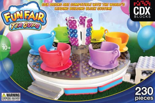 CDX Blocks Fun Fair Teacups