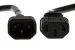 AC Power Cord, C14 to C13, 18 AWG, 2ft, Black